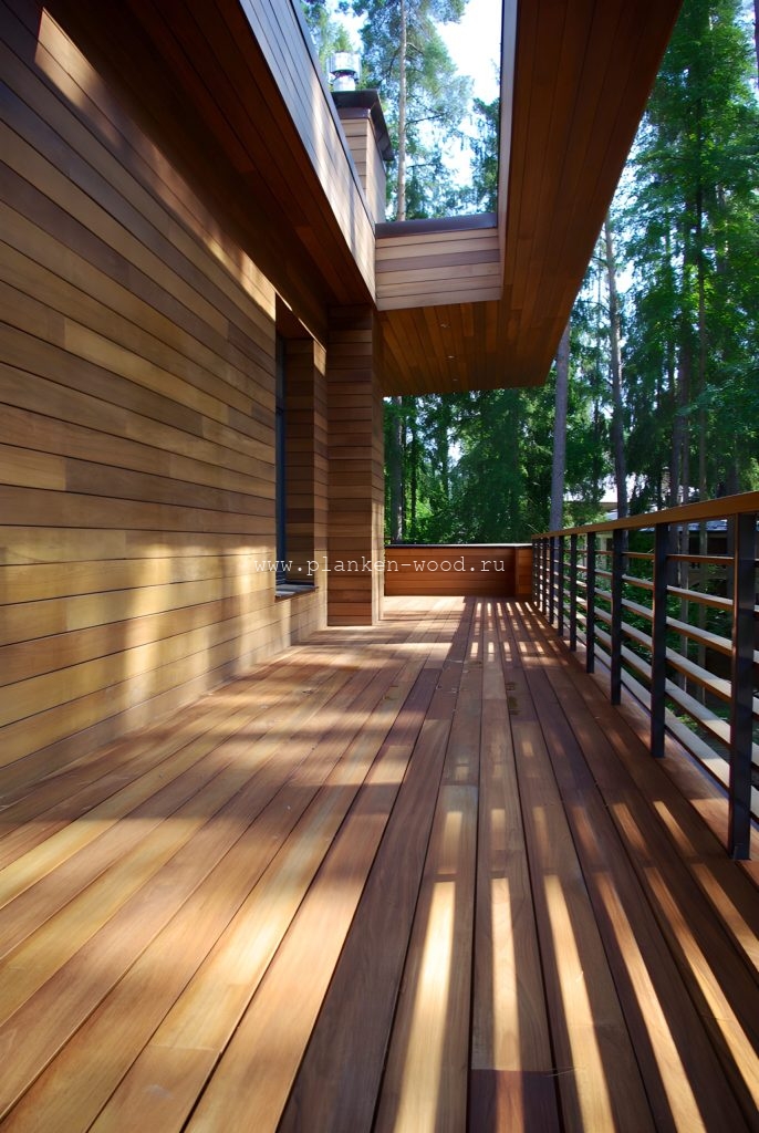 террасная доска тик