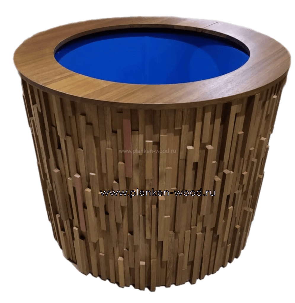 декор из тиковой доски